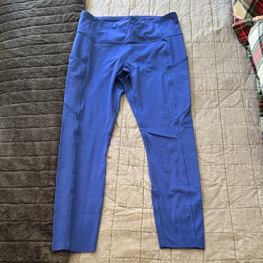 Lululemon Fast & Free 7/8 Tight II *Non-Reflective Nulux 25" size 8